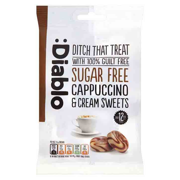 Diablo Sugar Free Cappucino & Cream Sweets 75G